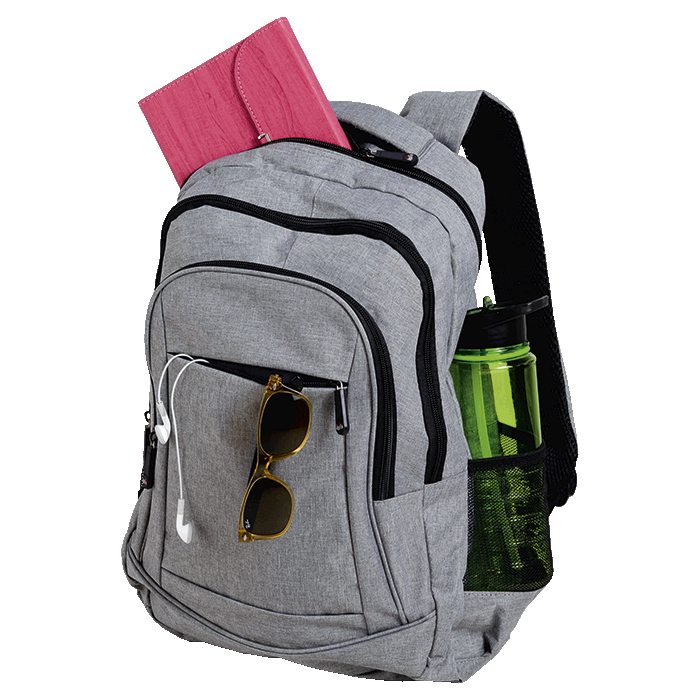 Stylish Front Zip Pocket Backpack