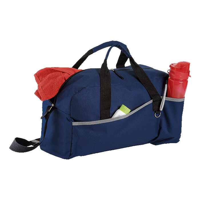 Sports Bag with Grey Trim